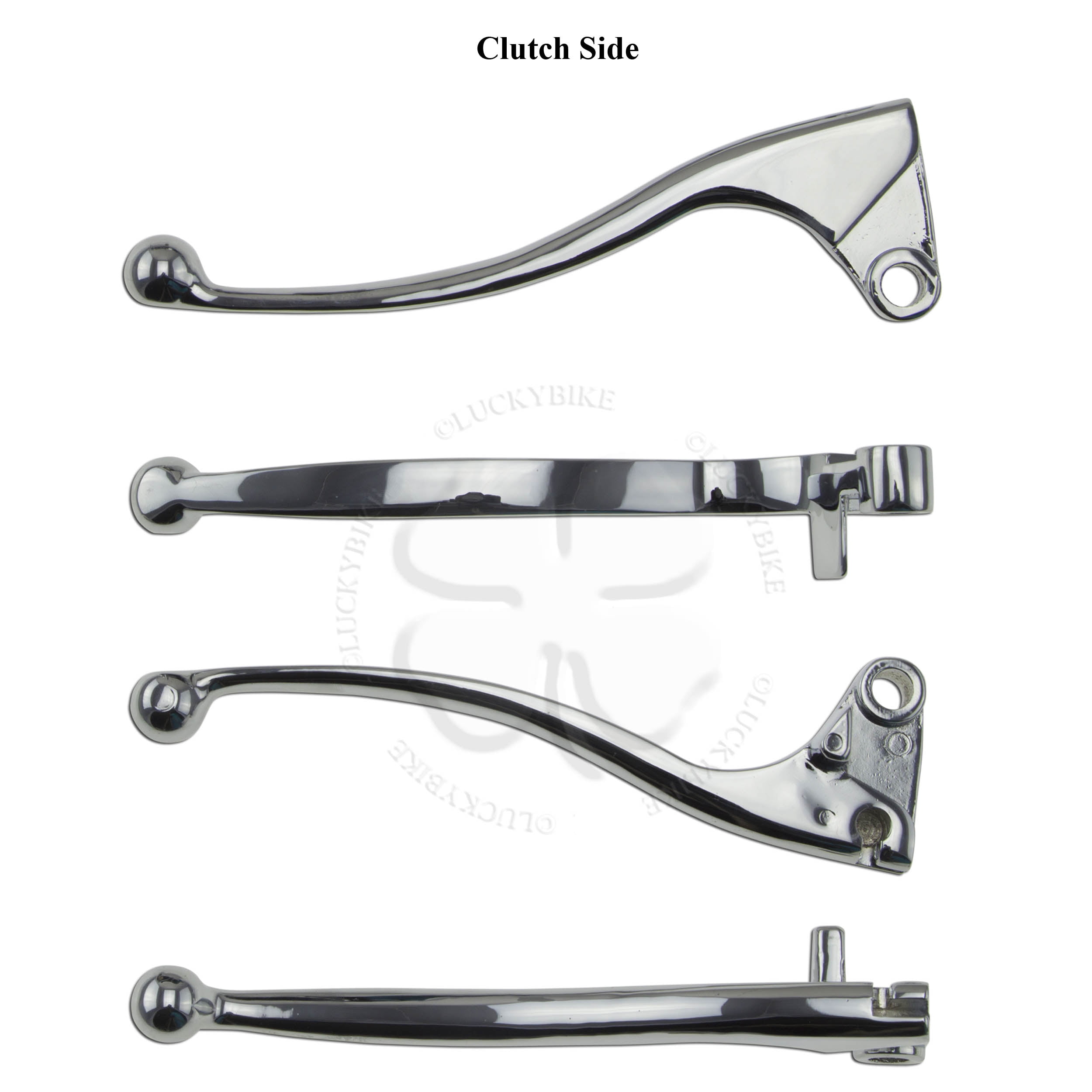 Chrome Brake & Clutch Hand Levers Set Kawasaki Ninja 2005 2006
