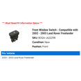 thumbnail image 2 of Front Window Switch - Compatible with 2002 - 2003 Land Rover Freelander, 2 of 2
