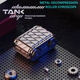 thumbnail image 4 of Orange Metal Fidget Spinner Toy For Adults Tank Design Finger Rotating Stress Relief Gadget Handheld Focus Tool For Anxiety And Relaxation, 4 of 4