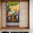 thumbnail image 2 of Cortina de puerta con dibujos animados de Scooby Doo, para dormitorio, cocina, cortinas opacas, cortinas de privacidad para puerta, decoración del hogar, 2 paneles, 34" x 56", 2 of 7