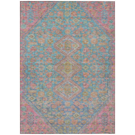 Dalyn Rugs Machine Washable Indoor/Outdoor Chantille Sky 2'6" x 3'10" Rug