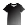 thumbnail image 4 of Hvobtty Toddler Short Sleeved Top, Toddler Summer Top, Shirts for Kids Short Sleeve Graphic T-Shirt Round Neck for 3-14 Years and Boy T-Shirt Tee Black 3-4 Years, 4 of 4
