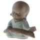 thumbnail image 1 of Estatua del pequeño monje, estatua del pequeño monje para té de arena, té morado para cerámica hecha a mano Estilo-1, 1 of 9