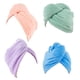 thumbnail image 1 of Paquete de 4 toallitas para envolver el cabello Express, pañuelos de microfibra, toallitas para envolver el cabello húmedo, secado rápido, 1 of 5