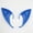 Blue, variant on Voglyf 2Pcs Cosplay Fairy Pixie Elf Ears Soft Pointed Ears, Realistic Pointed Cosplay Ear , Reusable Clip-On Elven Ear Tips, Fantasy Alien Props for Faire Comic Con Themed Party Gift,Brown