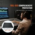 thumbnail image 2 of KFFKFF Sound Dampening Blanket 96" x 80" Studio Grommeted Blanket Acoustic Black, 2 of 9