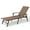 Brown, variant on Pellebant Outdoor Chaise Lounge Chair Aluminum Adjustable Patio Recliner Beige