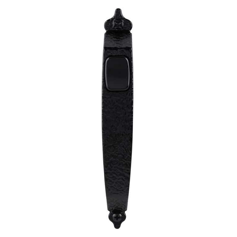 Wright Products Steel Colonial Push Button Door Latch, Black photo 2