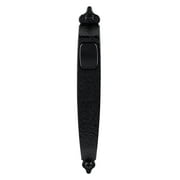Wright Products Steel Colonial Tie Down Push Button Door Latch for Screen and Storm Doors, Black