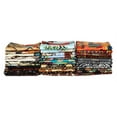 thumbnail image 3 of 10 Fat Quarters - Africa African Animals Lions Giraffe Zebra Rhino Geometric Tribal Prints Assorted Quality Quilters Cotton Fabric (M226.06), 3 of 4