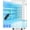 white, variant on Evaporative Air Swamp Cooler，Evaporative Fan w/ 4 Ice Packs, 3L Water Tank for Cooling, 7H Auto-Off Timer, 70° Oscillating, Quiet AC for Bedroom Home Office, Cream