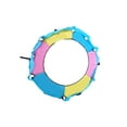 thumbnail image 3 of Langgg Trampoline Spring Cover Tear Resistant Thick Resistant 1.5m Round Pad Frame Water Yellow Blue Pink 1.4m, 3 of 6
