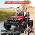 thumbnail image 2 of OUTOP Kids 24V Ride on Car with Electric Remote Control Dual Drive Power Ride on Toys 2 Seats SUV Truck Wheels Vehicle, 2 of 13