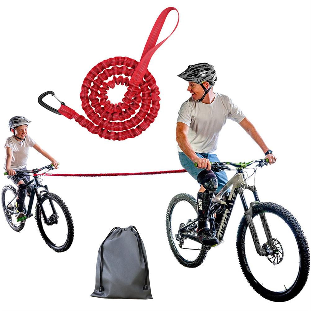 for Bicycle Mountain Bike Reflective Traction Rope with Storage Bag,Blue GDZTBS Tow Rope Road Bike Reflective Traction Rope Outdoor Children Adult MTB Elastic Belt