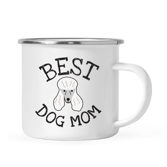 Koyal Wholesale Best Dog Mom Stainless Steel Campfire Mug Poodle, Dog Graphic