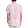 thumbnail image 2 of Onia mens  Standard Linen-Blend Shirt, XL, Pink, 2 of 2
