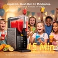 thumbnail image 4 of Flimma Multi-Functional Slushie Machine, 15-Minute Fast Freezing, 5 One-Touch Presets (Slush/Milkshake/Cocktail), 2.8-18% ABV Support, Large Capacity  AS301, 4 of 18
