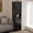 Black-2 Doors, variant on KAMEROUT Tall Slim Storage Cabinet with 2 Adjustable Shelves & 3-level Drawers for Bathroom, Kitchen, White