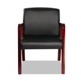 thumbnail image 5 of Alera Reception Lounge Series Guest Chair, Cherry/Black Leather, 5 of 9