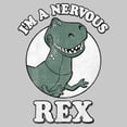 thumbnail image 2 of Men's Toy Story Distressed Nervous Rex Pull Over Hoodie, 2 of 4