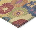 thumbnail image 3 of Addison Rugs Chantille Indoor/Outdoor Transitional Floral Navy Machine Washable Round Rug, 8' x 8', 3 of 8