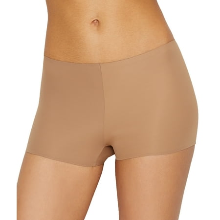 

Women s TC Fine Intimates A4-116 Wonderful Edge Boyshort Panty (Dark Sand M)