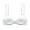 34-White, variant on YWDJ Bras for Women Plus Size Comfy Bras Size Small No Wires Lounge Bras Adjustable Straps Half Cup Push up Wrap Comfortable Bras Padded Lace Bras Solid Bras Blue L