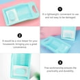 thumbnail image 4 of BRIGHTFUFU Laundry Clothes Board 2Pcs Blue PP Rectangular Washboard 12.6x3.3in for Housework, 4 of 8