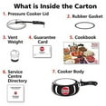 thumbnail image 6 of Hawkins CB35 Hard Anodised Pressure Cooker, 3.5-Liter, Contura Black, 6 of 9