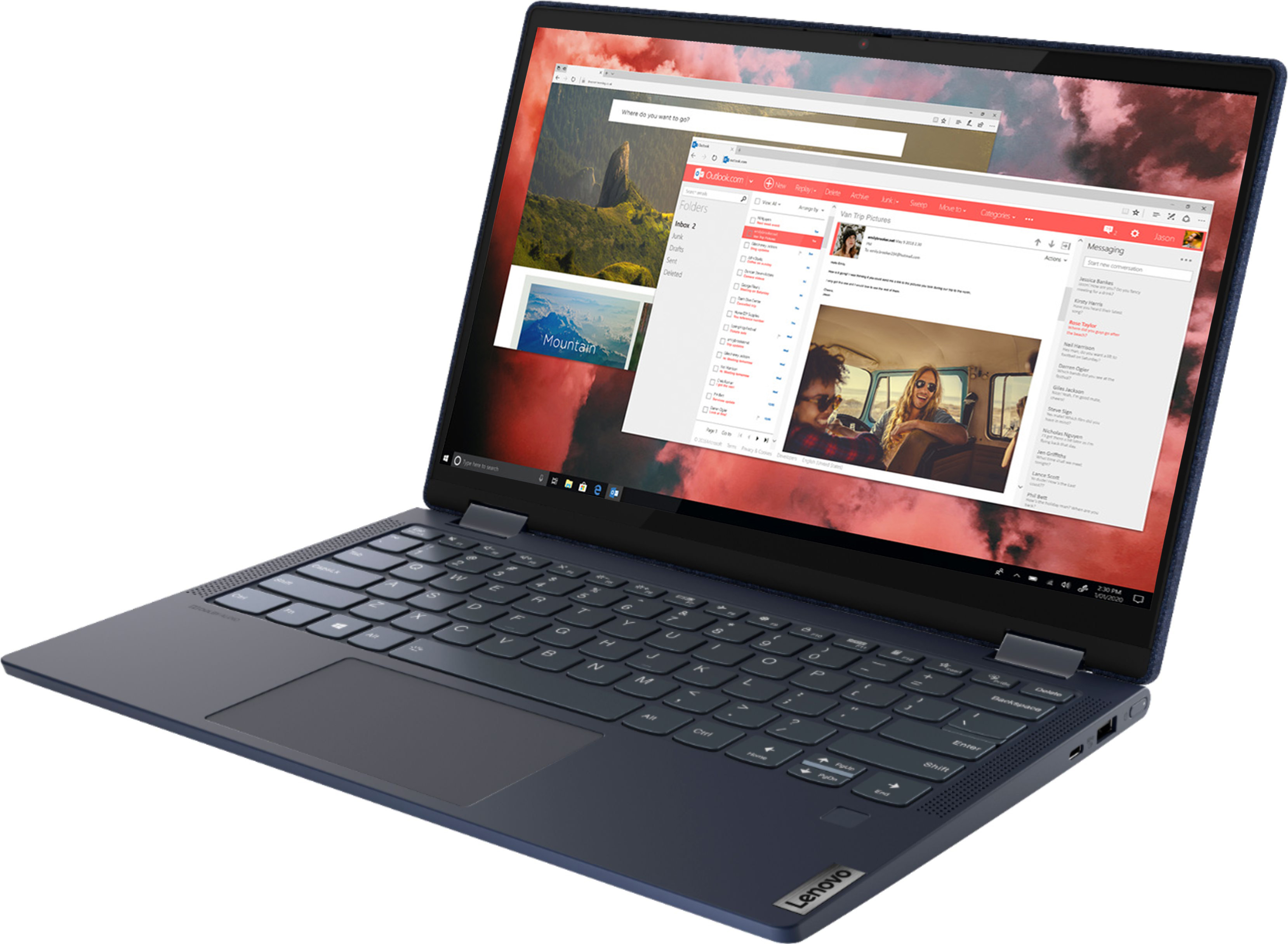 Lenovo Yoga 6 13 2-in-1 Laptop (AMD Ryzen 7 5700U 8-Core, 13.3