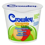Crowley® Strawberry Banana Burst Nonfat Yogurt 6 oz. Cup