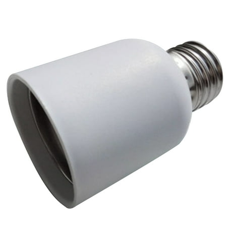 

E27 To E40 Adapter White Lamp Holder Converter Home Medium Light Bulb Screw Base