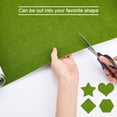 thumbnail image 3 of 15.5x78.5" Green Back Adhesive Felt Sheets Fabric Sticky Sheets Light Green Fabric Peel Stick for DIY Costume Making Jewelry Box Festival Decor diy, 3 of 9