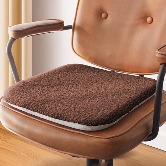 Outoloxit Extra Thick Plush Seat Cushion for Dining Chair, Office Desk, Student - Universal 13x9 Inches Warm & Soft Support - Car, Sofa, Indoor Outdoor