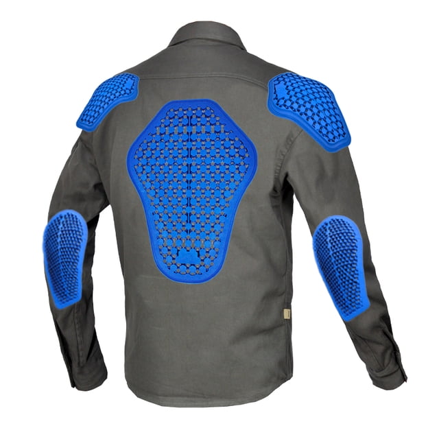 Chaqueta de motocicleta Jersay Racing de manga larga, camisa todoterreno inastillable, traje de carreras, abrigo con protección para el codo y la espalda
