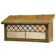 thumbnail image 1 of Americas Finest Lighting AF-3142-WB-GI Window 4 Horizontal Mailbox, Gold Iridescent - Warm Brass, 1 of 1