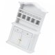 thumbnail image 3 of 1 pieza de adorno para mueble de armario en miniatura, escala 1:12, para estantería (blanco), 3 of 6