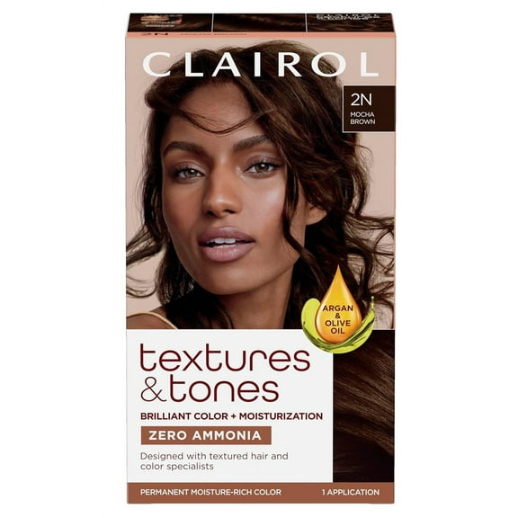 Clairol Text & Tone Kit #2N Mocha Brown (Pack of 2)