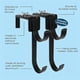 thumbnail image 2 of 2 piezas de ganchos para postes de piscina de aluminio ajustables negros, ganchos para postes telescópicos, ganchos fijos para postes de piscina, accesorios para piscinas Sailing Electrónica, 2 of 5