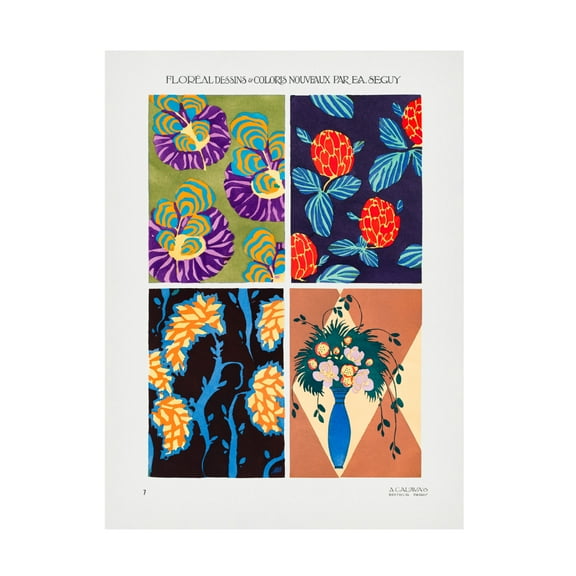 Trademark Fine Art Pictufy Patterns 7 Canvas Wall Art