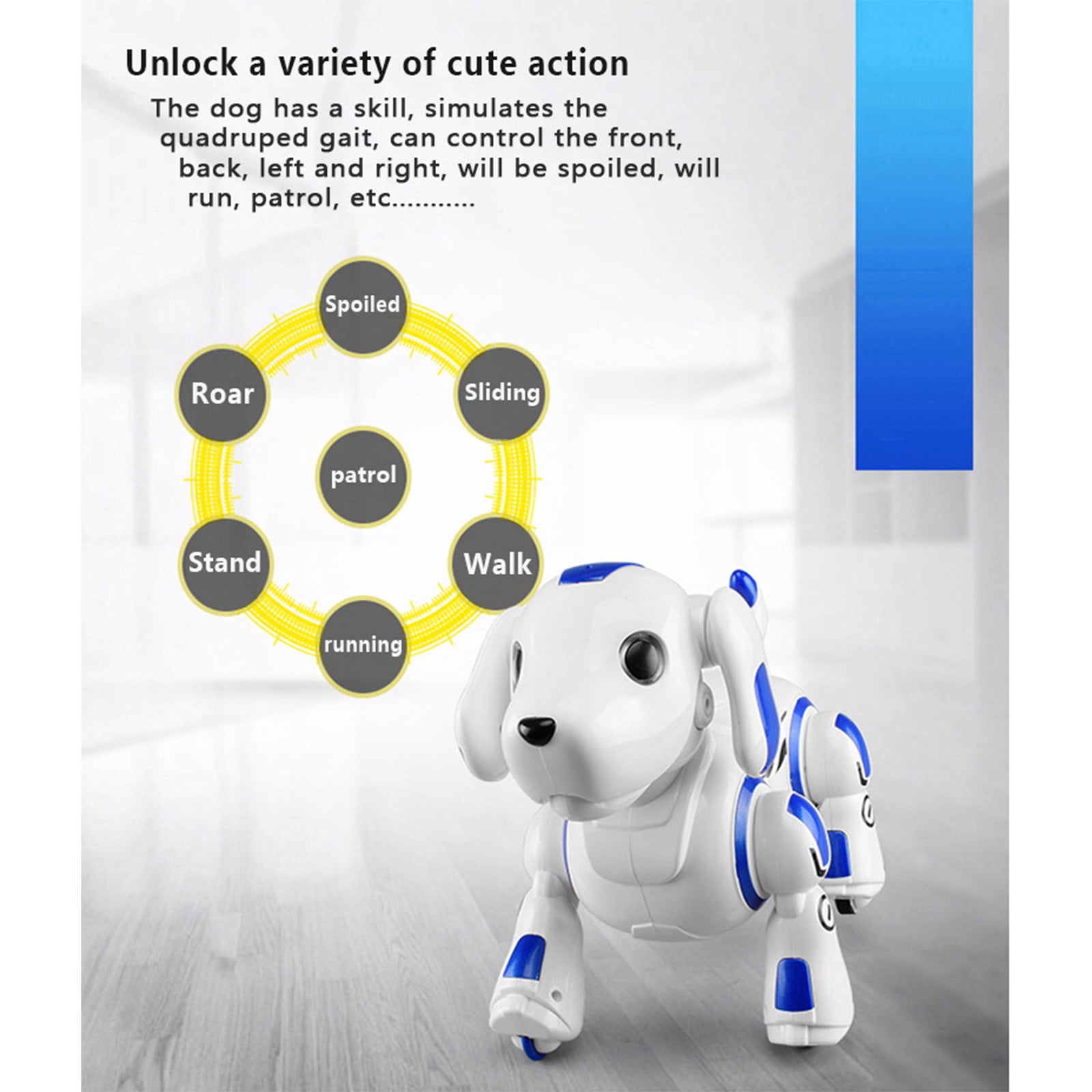 Kiplyki 837 Intelligent Remote Control Robot Dog Induction Educational Remote Control
