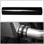 DNA Motoring SH-2-12-BK 4-PLY 2 ID 12LONG TURBO/AIR INTAKE/INTERCOOLER PIPING BLACK SILICONE HOSE/PIPE