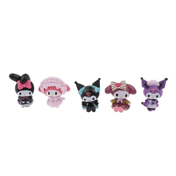 Set De 8 Figuras De Hello Kitty Y Amigos – Kuromi, My Melody Y 5 Personajes Más, Figuras De 5 Cm Para Coleccionar Y Decorar