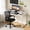 White, variant on Dkelincs 40 inch Computer Desk and Chair Set Home Office Modern Wood Study Desk & Mesh Ergonomic Height Adjustable Office Chair for Small Spaces, Nature & Black