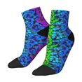 thumbnail image 2 of Bingfone Multicolored Butterflies Design Patterned Men'S Women'S Casual Cotton Socks, 2 of 9