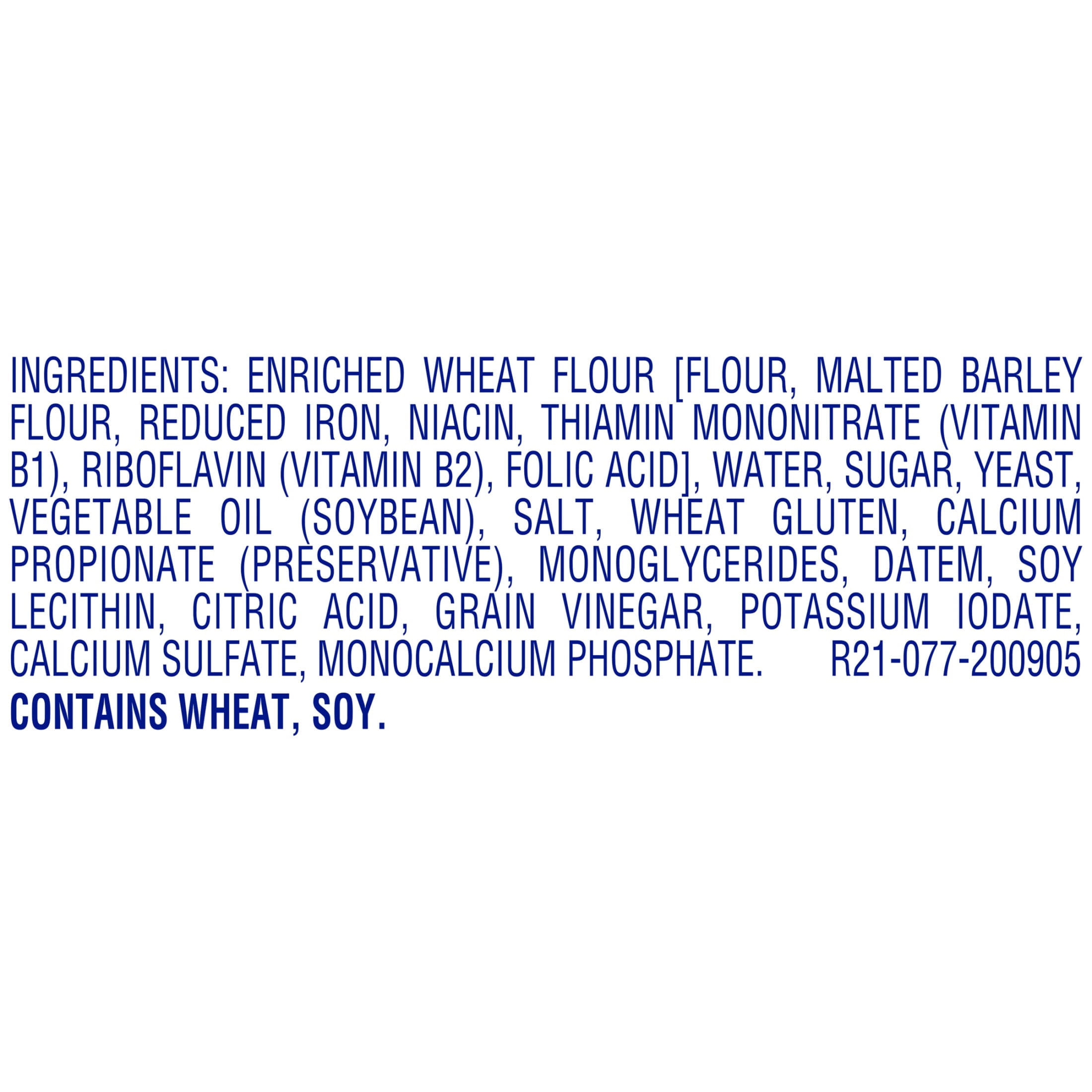 Sunbeam Small Family Bread, 16 oz, Plain White Bread, Bag
