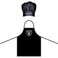 thumbnail image 1 of NFL Oakland Raiders Sports Team Logo Apron and Chef Hat, 1 of 1