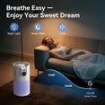 thumbnail image 6 of Air Purifier For Home And Bedroom With Aromatherapy, H13 True Air Purifier Cleaner For Bedroom , 3 Fan Speed, Sleeping Mode, White, 6 of 10