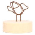 thumbnail image 4 of Card Stand, Wood Material 1.9x1.7in Cute Metal Clip Compact Lightweight Table Number Holder  For Weddings Decorations For Parties For Festivals, 4 of 8