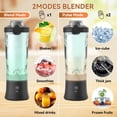 thumbnail image 2 of ORFELD Personal Portable Blender, Small Kitchen Appliances Blender Cup for Shakes and Smoothies Rechargeable Shaker Bottle, 20oz, 2 of 11